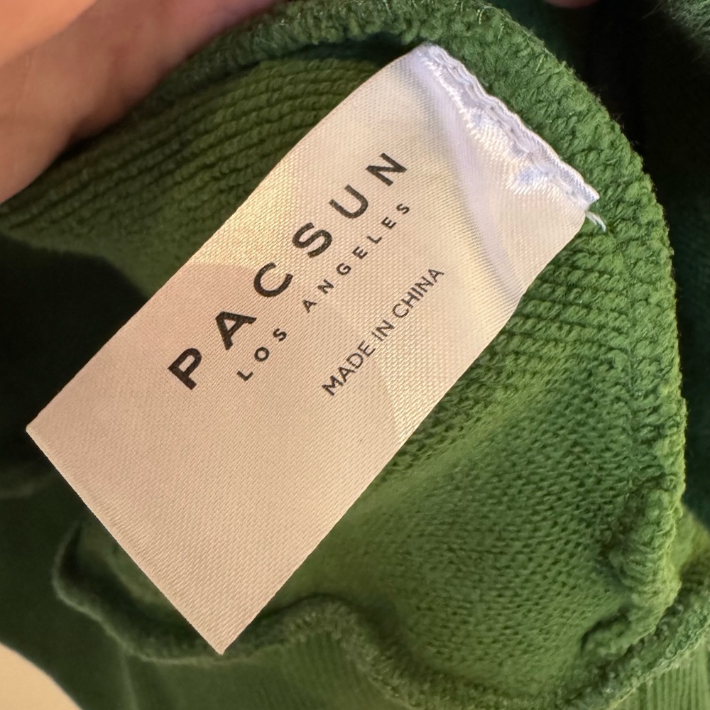 PacSun Green Crewneck Sweater - Picture 6 of 7